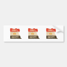 FREE EGYPT BUMPER STICKERS