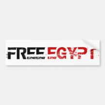 FREE EGYPT BUMPER STICKERS