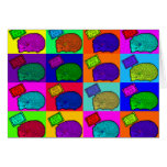 Free Hugs Hedgehog Colourful Pop Art Popart Greeting Cards