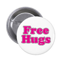 Free Hugs Pinback Button