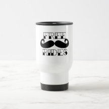 Free Moustache Rides Mug