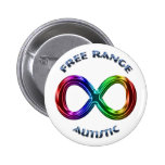 Free Range Autistic Button