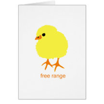 Free Range Chick Card
