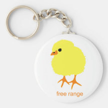 Free Range Chick Key Chain