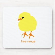 Free Range Chick Mouse Pads