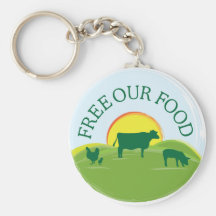 Free Range Key Chain