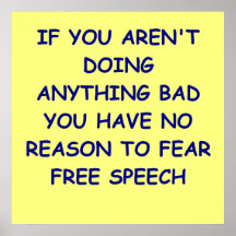 free speech posters
