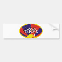 Free Tibet Bumper Sticker