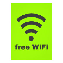 FREE WIFI Vector COMPUTER INTERNET ADVERTISING Custom Announcement