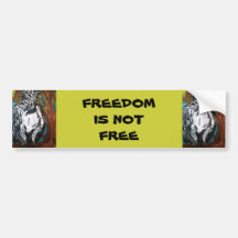 FREEDOM bumper sticker
