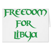 Freedom for Libya Cards