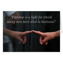 Freedom is a light....... cards