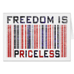 Freedom is Priceless Grunge Cards