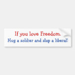 Freedom lover bumper sticker