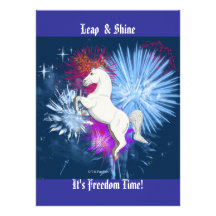 Freedom Time Horse Invitation