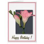 Freesias Card