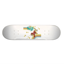 Freestyle Retro Skateboarder