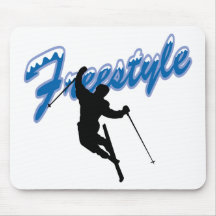 Freestyle Skiing Mouse Pads