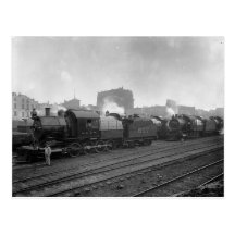 Freight Trains Scranton Pa. Postcard