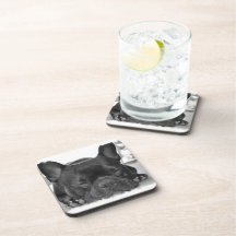 French Bulldog Cork Coasters