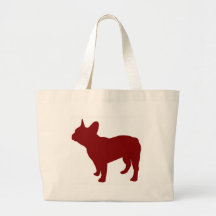 French Bulldog (Red) Canvas Bag