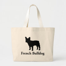 French Bulldog Silhouette Bags