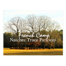 French Camp - Natchez Trace Parkway postcard
