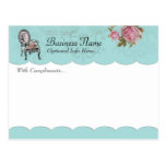 French Chair With Compliments Postcard