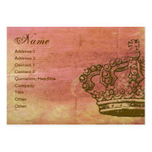 French Crown Parchment Business Cards