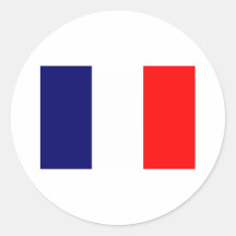 French Flag Design - OUI ! Sticker