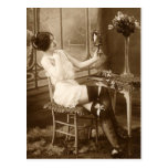 French Flirt 18 - Risqué Postcard Art