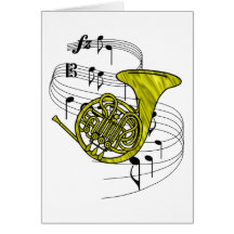 French Horn Greeting Cards