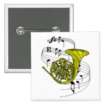 French Horn Pin