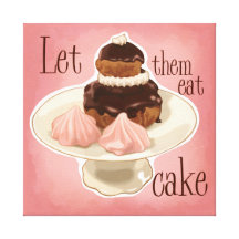 French pastries canvas print