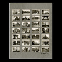 French Photo Collage postcards
