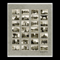 French Photo Collage posters