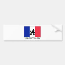 French Poodle Bumper Sticker