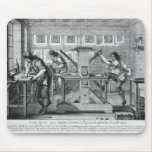 French printing press, 1642 mouse pad