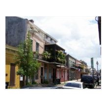 French Quarter Street View New Orleans Louisiana Post Card