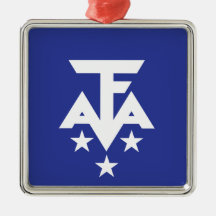 French Southern Antarctica Christmas Ornament
