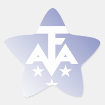 French Southern Antarctica Star Stickers