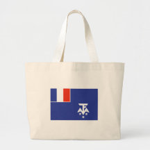 French Southern Antarctica Tote Bags
