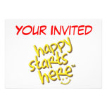 French's Happy Starts Here Invitation