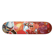 Frenchy Romance - Empire State building Skate Deck