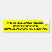 Frequent Stops Bumper Stickers