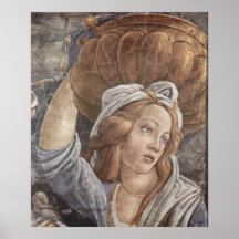 Fresco in Sistine Chapel Poster