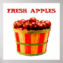 Fresh Apples Poster