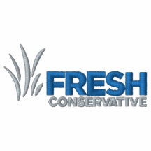 Fresh Conservative Logo Fleece Zip-Up Hoodie