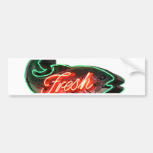 Fresh Fish Bumper Stickers