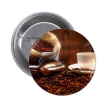 Fresh Ground Coffee Pin